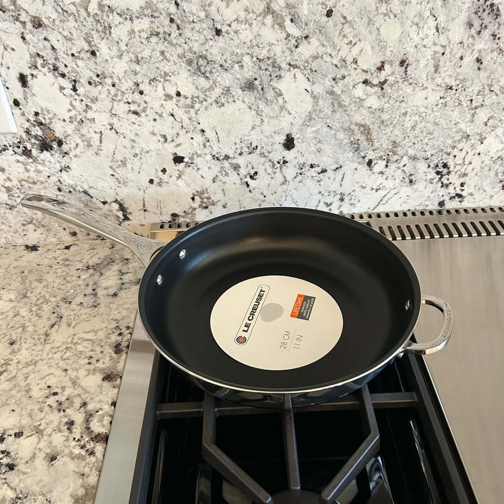 Le Creuset Black Non-Stick Stainless Steel Skillet